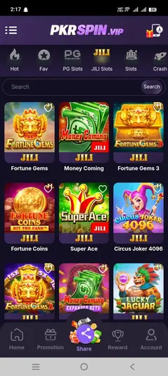 PKR Spin Game Screenshot - Fortune Tiger